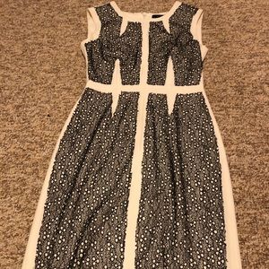 Black and white dress